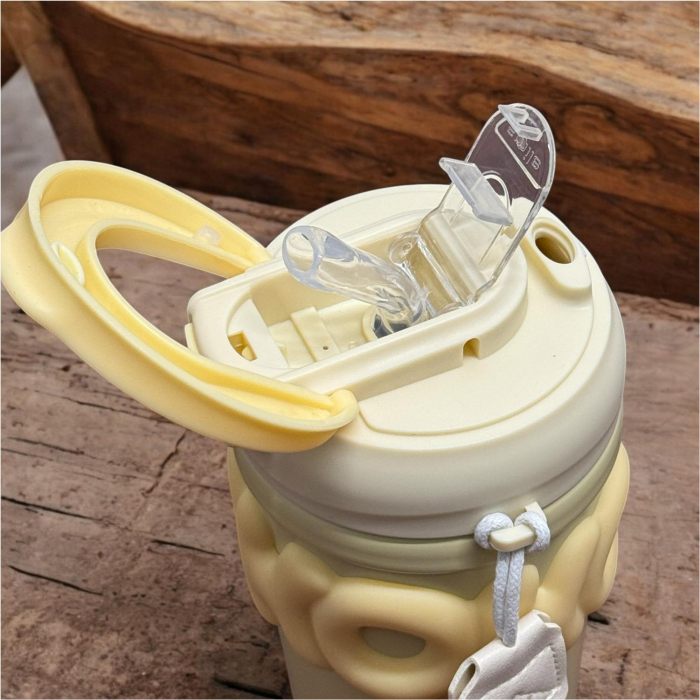 Termos OKO din inox 316, capac cu pai inclus, 450 ml [2]