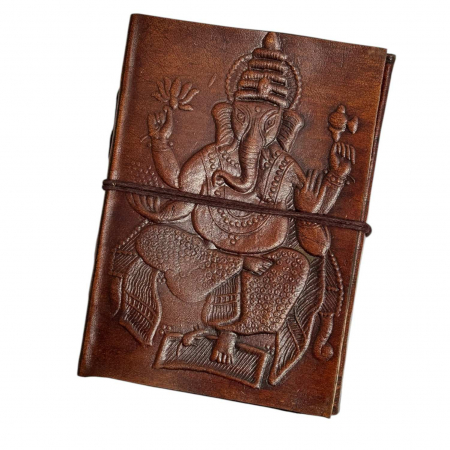 Agende - Jurnale - Agenda-Jurnal GANESHA, Coperta Piele Ecologica, 100 File, 13x10x2 cm