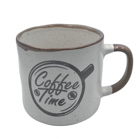 Pahare si Cani - Cana Ceramica COFFEE TIME, 350 ml, 9x9 cm