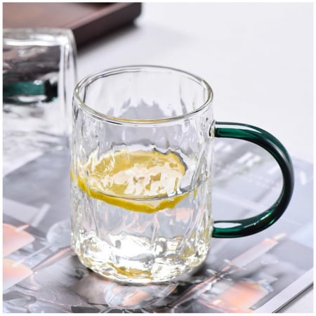 Pahare si Cani - Cana din sticla borosilicata, 300 ml, RASHA, 7x9 cm