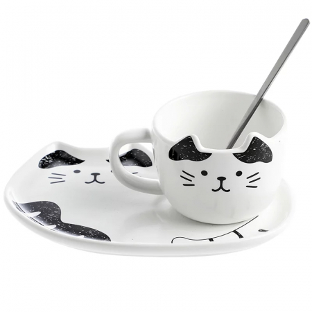 Set 4 Cesti cu platouri si lingurite, CAT [5]
