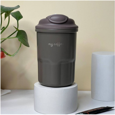 Bucuria Apei - Cana Termos COFFEE 450 ml, otel inoxidabil 316