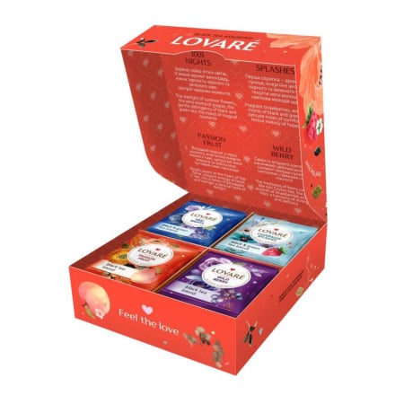 Ceai pliculete" ASSORTED BLACK TEA" 4 sortimente de ceai, 32x2g [1]