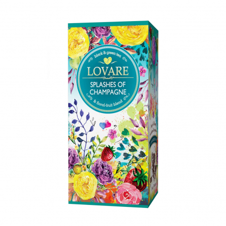 Ceaiuri - Ceai pliculete " Splashes of Champagne " cutie 24x1,5g