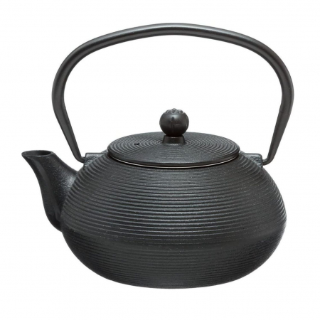 Ceainice si infuzoare - Ceainic din fonta cu infuzor metalic, NEGRU, 500ml