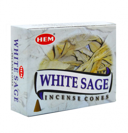 Conuri parfumate - Conuri parfumate HEM WHITE SAGE 10 Bucati
