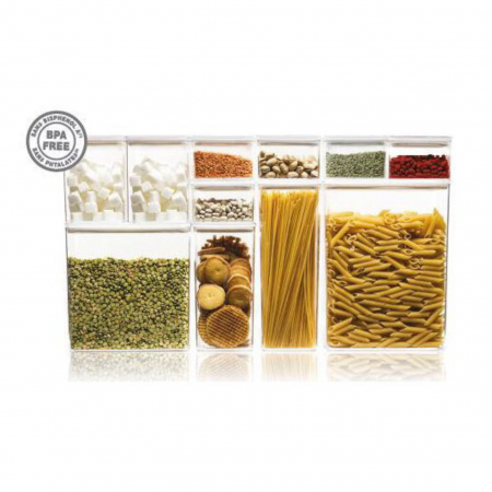 Cutie 1.5 Litri etansa depozitare alimente, STORAGE, 10x10x20.5 cm [4]