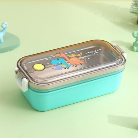 Caserole - Cutie pentru alimente – Lunch Box copii, 350 ml, 1 compartiment, interior inox