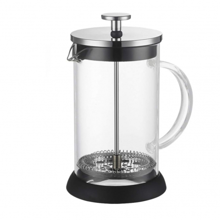 Ceainice si infuzoare - French press din Sticla Termorezistenta, plastic si Inox, 1000 ml