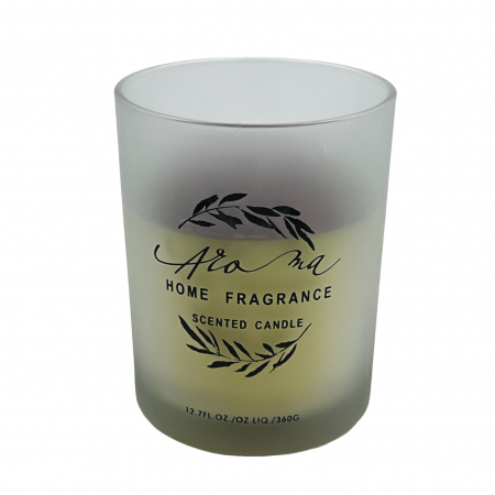 Lumanari parfumate - Lumanare parfumata AROMA HOME FRAGRANCE, pahar sticla 12.5x9 cm, 360gr