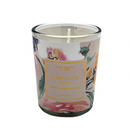 Lumanare parfumata VANILLA & LILY, pahar sticla, 5x6 cm [1]