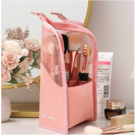 Organizatoare - Organizator geanta Makeup Dama, TRAVEL SEASON, 13x13.5x25cm