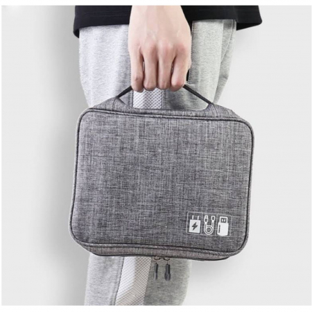 Organizator geanta pentru Travel, 23x19x8 cm, Gri [1]