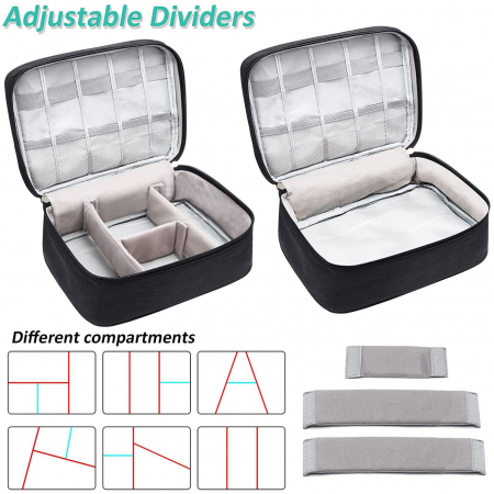 Organizator geanta pentru Travel, 23x19x8 cm, Albastru [2]