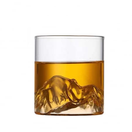 Pahar din Sticla Borosilicata, Mountain, 200 ml, 7x7.5 cm [0]