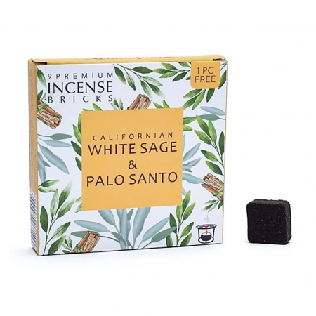 Carbuni aromati - Set 9 Carbuni Aromati WHITE SAGE & PALO SANTO, 40g