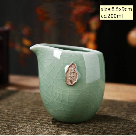 Set ceai „IMPERIAL TEA” din portelan, ceainic 200 ml, 6 cupe si accesorii incluse, Turcoaz [4]