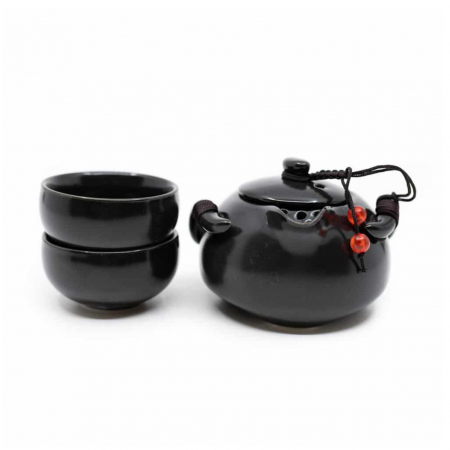 Set Ceainic 150 ml si 2 cupe 65 ml fiecare, Ceramica [5]