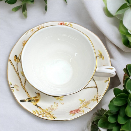 Set Ceasca, Farfurie din Portelan, Branch, 180 ML [2]