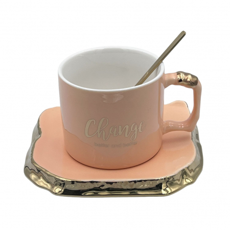 Set Ceasca si Farfurie, CHANGE, 250 ml [1]