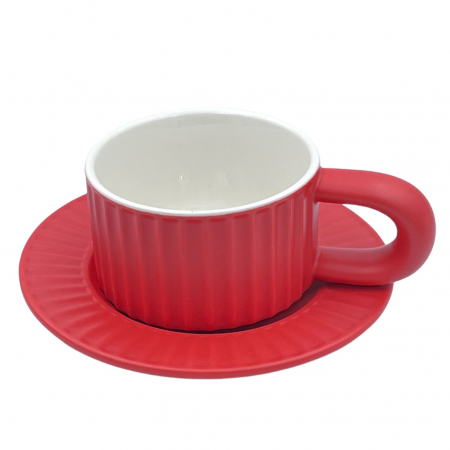 Set Ceasca si Farfurie din Ceramica, KLEIN, 250ml [7]
