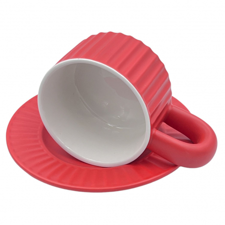 Set Ceasca si Farfurie din Ceramica, KLEIN, 250ml [6]