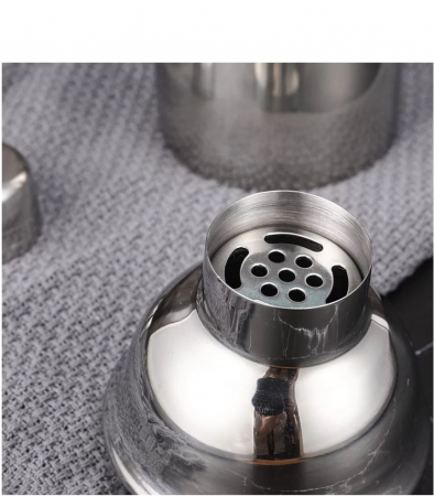 Set Cocktail, 13 accesorii din otel inoxidabil cu suport din Bambus [3]