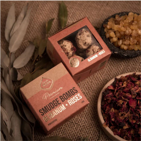 Sfere Fumigene Aromaterapie, Olibanum & Roses, 65gr [3]