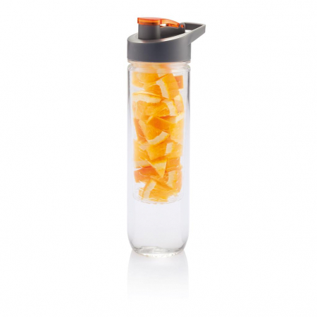 Sticla apa cu infuzor pentru fructe 800 ml - Orange [0]