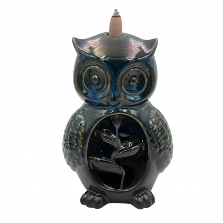Suport Cascada ardere conuri parfumate Backflow, BUFNITA, ceramica, 17x12 cm [1]