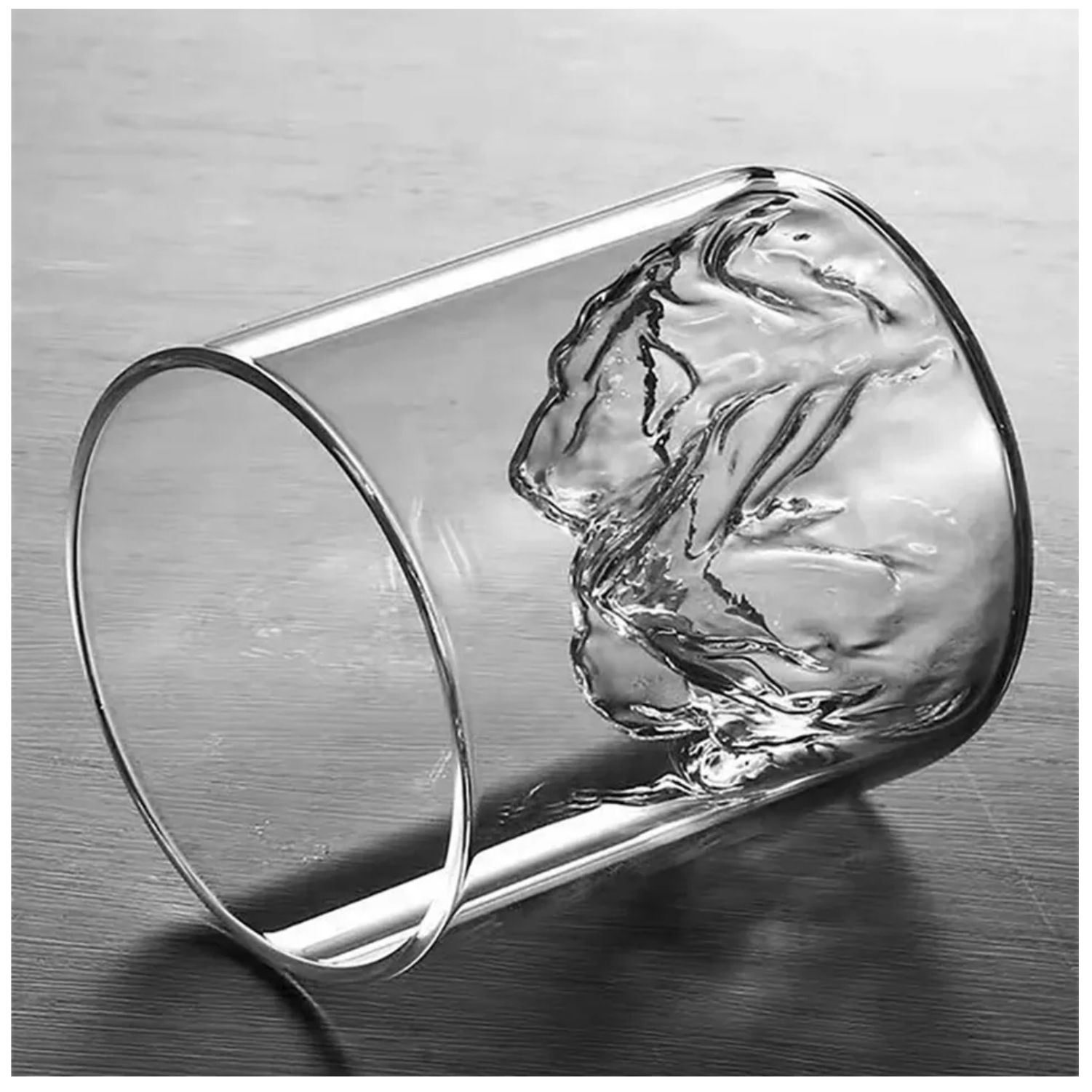 audible Join Imaginative Pahar din Sticla Borosilicata, Mountain, 200 ml, 7x7.5 cm