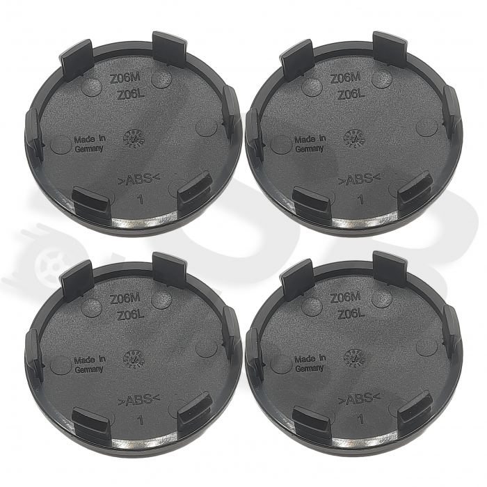 Set capace jante aliaj Z06 negru [2]