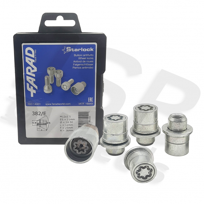 Set piulite antifurt Starlock M12x1.5 382/E [2]
