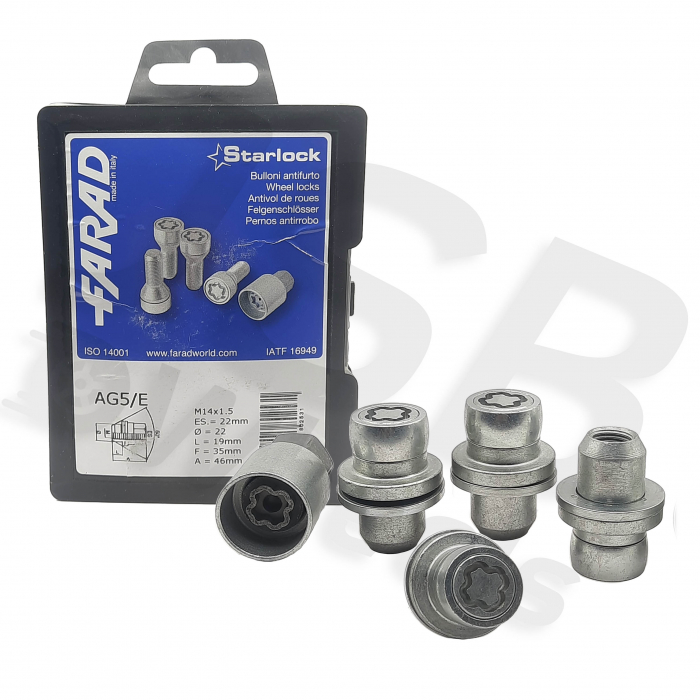 Set piulite antifurt Starlock M14x1.5 AG5/E [2]