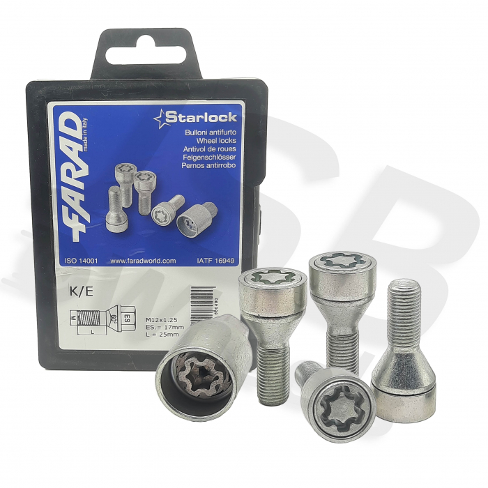 Set prezoane antifurt Starlock M12x1.25 K/E [2]