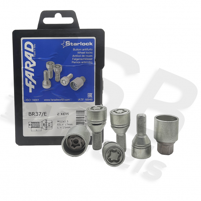 Set prezoane antifurt Starlock M12x1.5 BR37/E cu 2 chei [2]