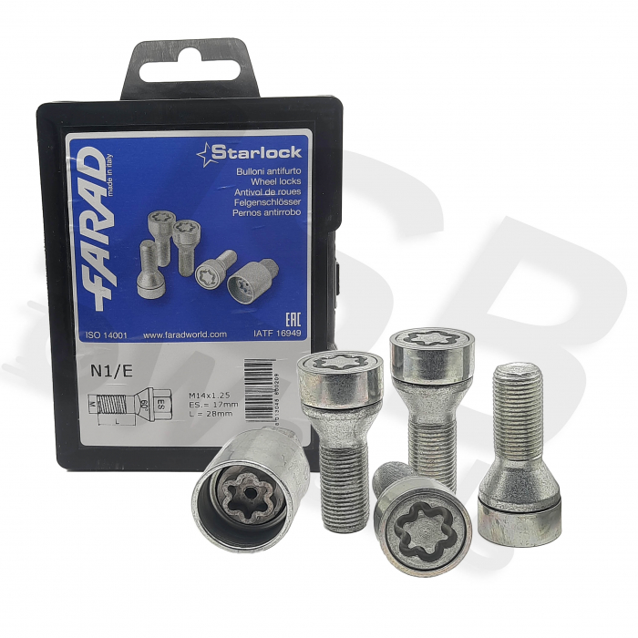 Set prezoane antifurt Starlock M14x1.25 N1/E [2]