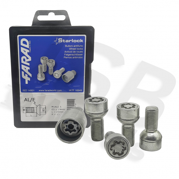 Set prezoane antifurt Starlock M14x1.5 AL/E [2]