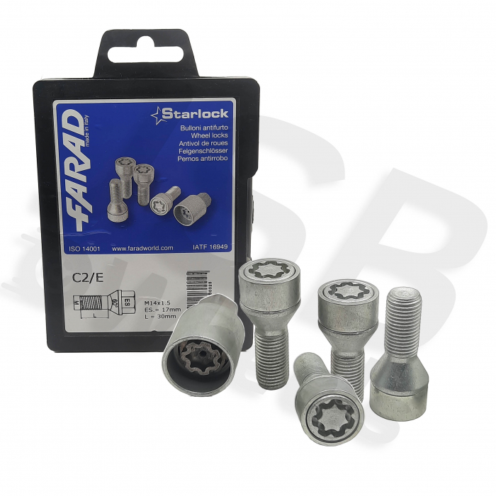 Set prezoane antifurt Starlock M14x1.5 C2/E [2]