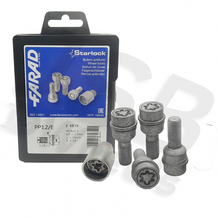 Set prezoane antifurt Starlock M14x1.5 PP12/E [2]