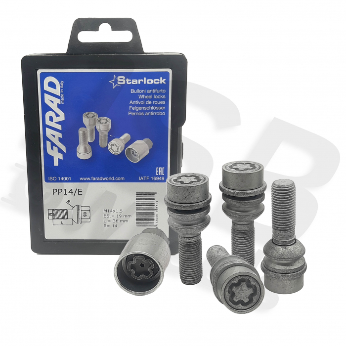 Set prezoane antifurt Starlock M14x1.5 PP14/E [2]