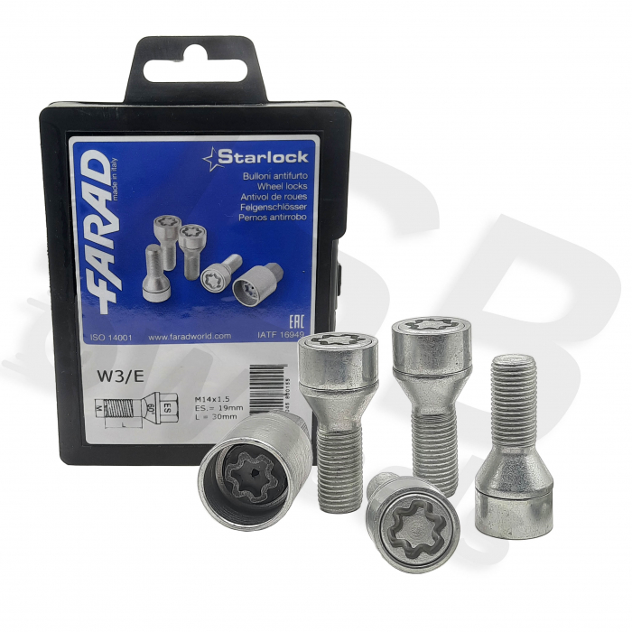 Set prezoane antifurt Starlock M14x1.5 W3/E [2]
