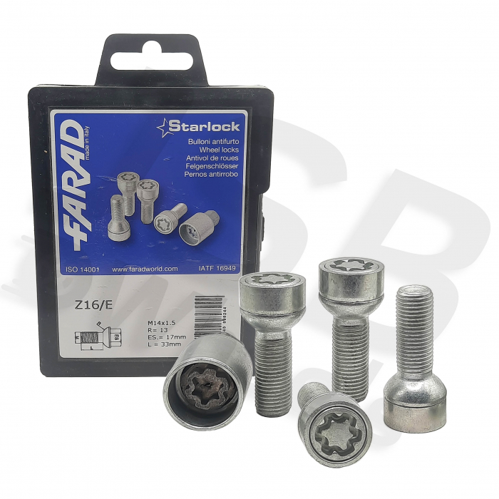 Set prezoane antifurt Starlock M14x1.5 Z16/E [2]
