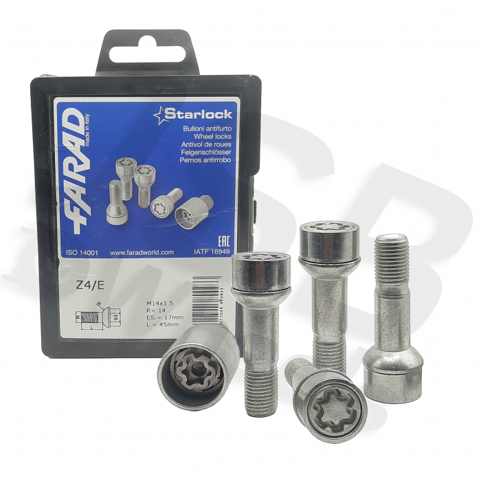 Set prezoane antifurt Starlock M14x1.5 Z4/E [2]