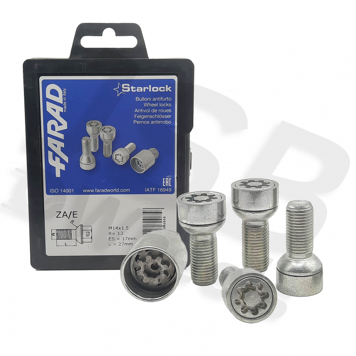 Set prezoane antifurt Starlock M14x1.5 ZA/E [2]