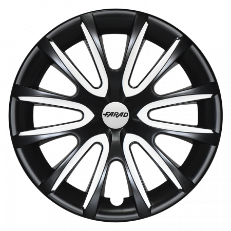 Capace jante - Capace roti 14" Farad model 240 insertii albe