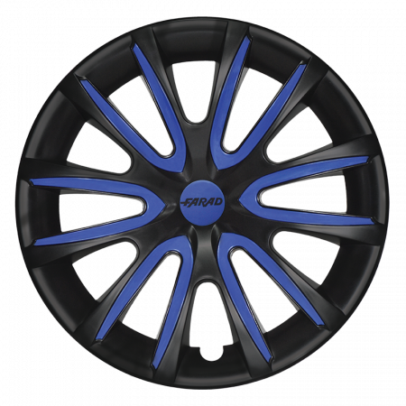 Capace jante - Capace roti 16" Farad model 240 insertii albastre inchis