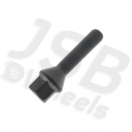 Prezon janta aliaj negru M12x1.5 45 mm