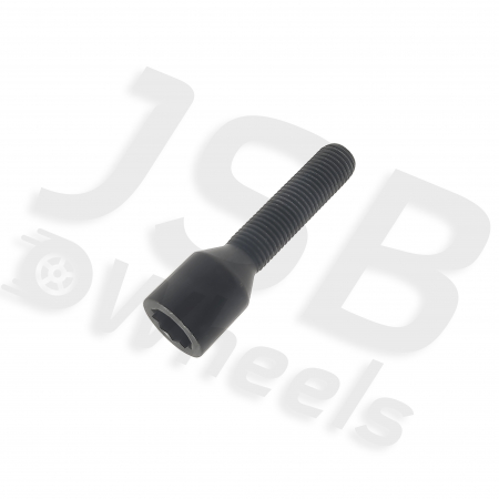 Prezoane - Prezon janta cap imbus negru M12x1.5 45 mm