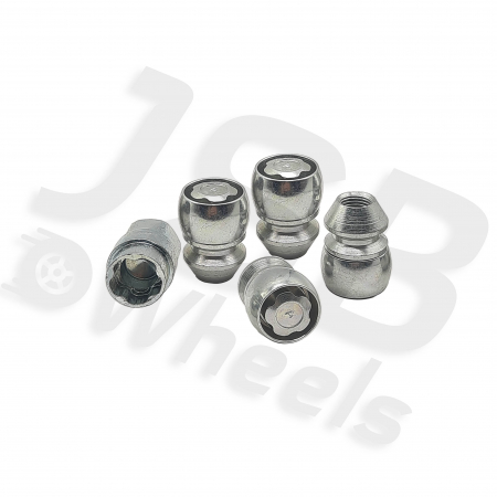 Antifurt roti - Set piulite antifurt Flowerlock M12x1.25 D14/D
